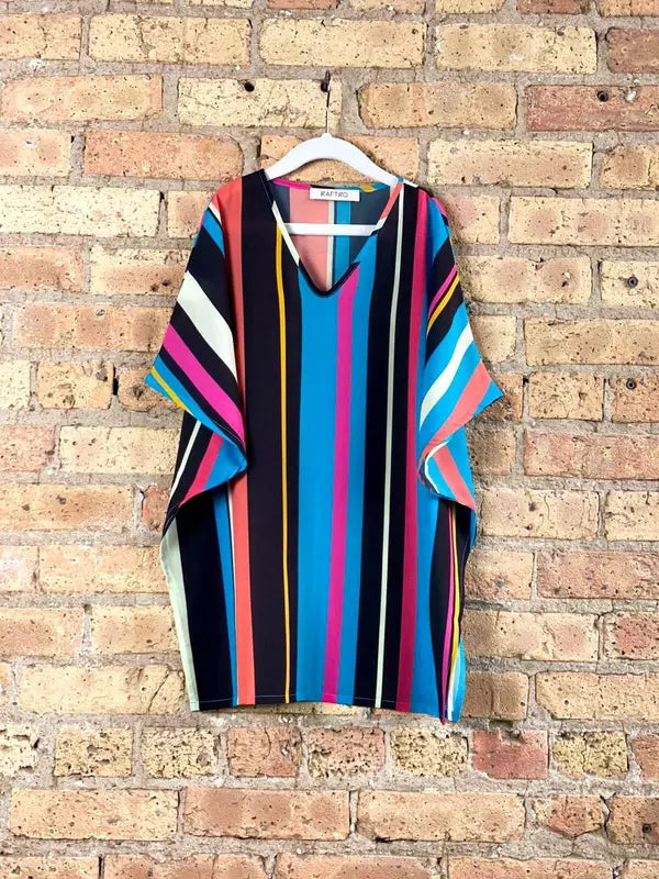 Technicolor Striped Sweater