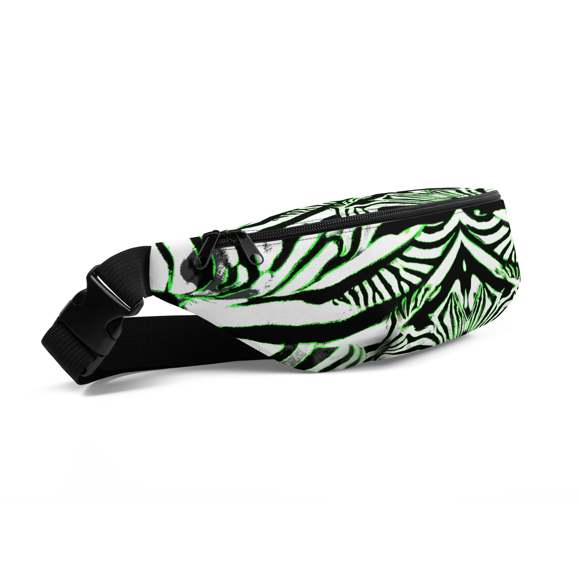 Zebra print shop fanny pack