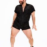 Velvet Mesh KAMP Short // CROCODILE BURNOUT