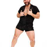 Velvet Mesh KAMP Shirt // CROCODILE BURNOUT