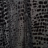 Velvet Mesh KAMP Shirt // CROCODILE BURNOUT