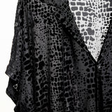 Velvet Mesh KAMP Shirt // CROCODILE BURNOUT