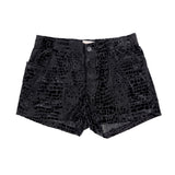 Velvet Mesh KAMP Short // CROCODILE BURNOUT