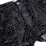 Velvet Mesh KAMP Short // CROCODILE BURNOUT