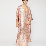 The Sequin Kaftan // ROSE QUARTZ