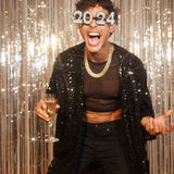 The Sequin Kimono // BLACK SEQUIN