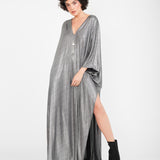 The Metallic Kaftan // SILVER SHIMMER