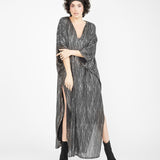 The Metallic Kaftan // GUNMETAL DASH