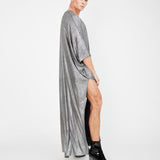 The Metallic Kaftan // SILVER SHIMMER
