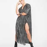 The Metallic Kaftan // GUNMETAL DASH