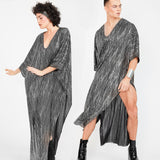 The Metallic Kaftan // GUNMETAL DASH