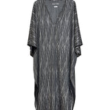 The Metallic Kaftan // GUNMETAL DASH