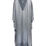 The Metallic Kaftan // SILVER SHIMMER